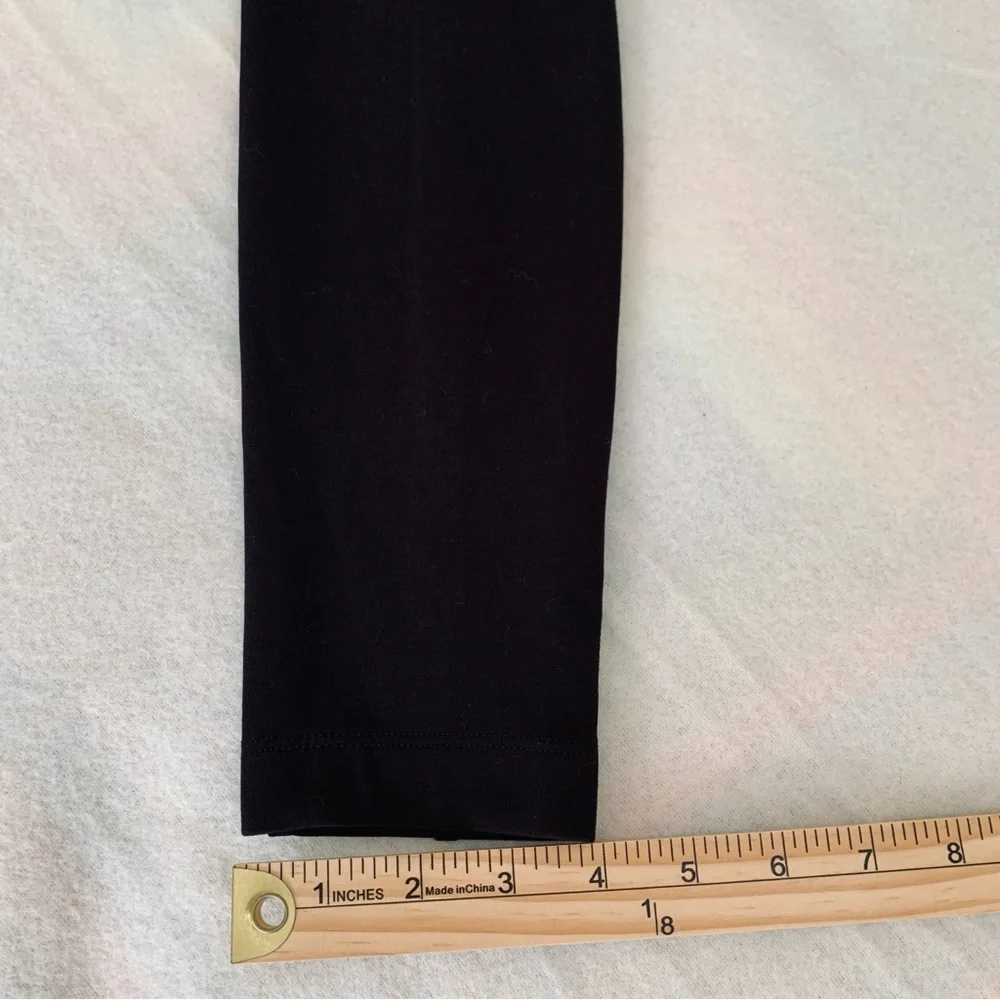 White House Black Market Pants Women's WKND Relaxed Knit Legging‎ Black Size 4